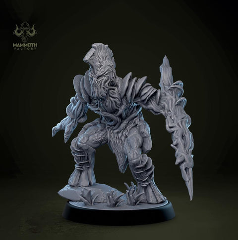 Myconid Adult, fungus ones, fungus folk, Unpainted Resin Miniature | 28mm, 32mm,54mm,75mm,100mm | Dungeons and Dragons | Mammoth Factory