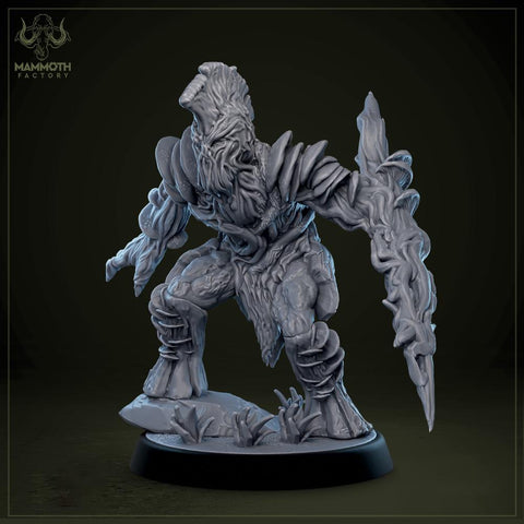 Myconid Adult, fungus ones, fungus folk, Unpainted Resin Miniature | 28mm, 32mm,54mm,75mm,100mm | Dungeons and Dragons | Mammoth Factory