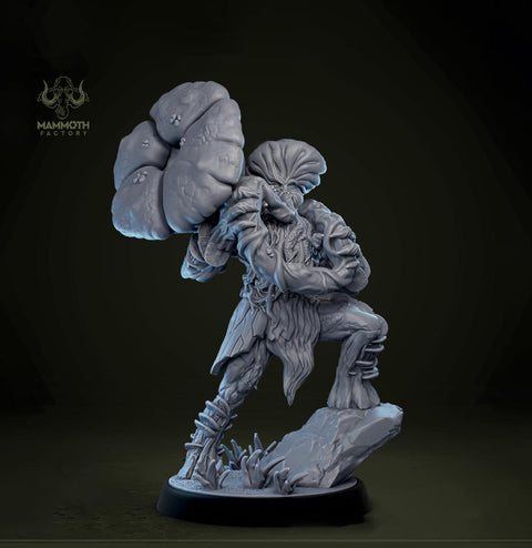 Myconid Adult, fungus ones, fungus folk, Unpainted Resin Miniature | 28mm, 32mm,54mm,75mm,100mm | Dungeons and Dragons | Mammoth Factory