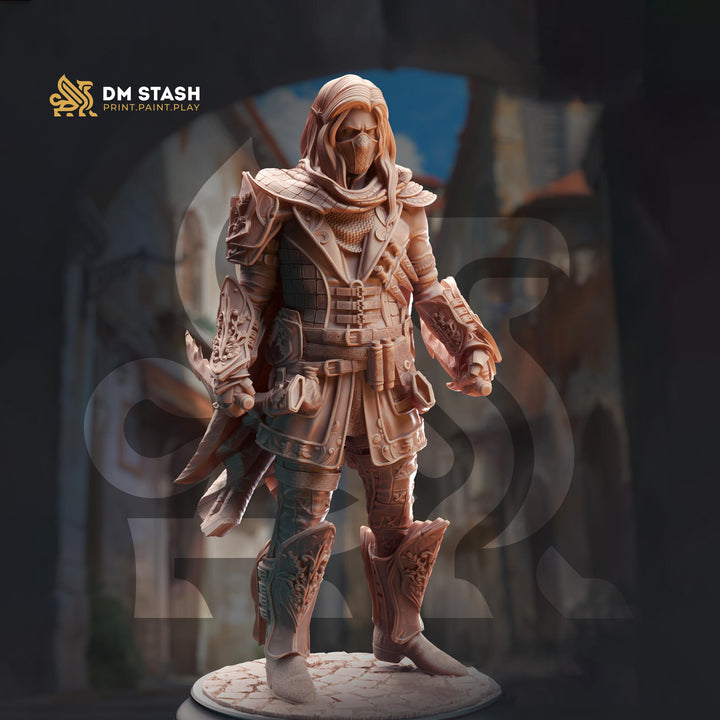 Male Elf / Half-Elf, Rogue, Fighter Swashbuckler PC NPC D&amp;D | 28mm, 32mm,54mm,75mm,100mm Scales | Dungeons and Dragons Pathfinder | DM Stash
