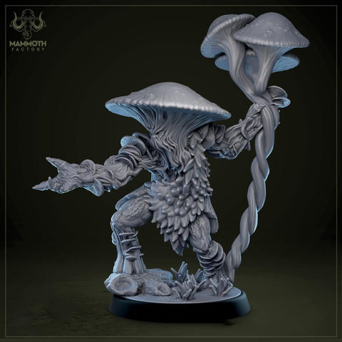 Myconid Adult, fungus ones, fungus folk, Unpainted Resin Miniature | 28mm, 32mm,54mm,75mm,100mm | Dungeons and Dragons | Mammoth Factory