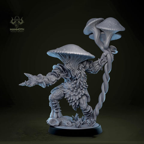 Myconid Adult, fungus ones, fungus folk, Unpainted Resin Miniature | 28mm, 32mm,54mm,75mm,100mm | Dungeons and Dragons | Mammoth Factory
