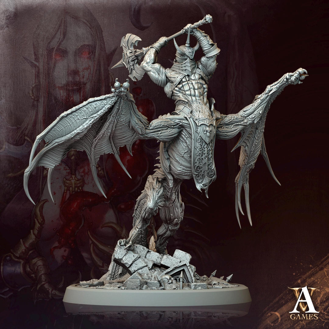 Vampire Lord Mutated Feral Spawn Miniature | 28mm,32mm,54mm Scales | Undead Dungeons & Dragons 5e | Pathfinder | DnD Figurine | RPG Proxy