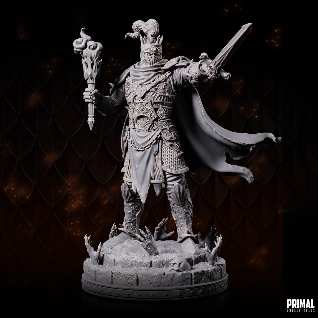Death Knight, Oathbreaker Paladin Sword PC NPC | 28mm,32mm,54mm, 75mm, 100mm Scales| Dungeons &amp; Dragons| Pathfinder |