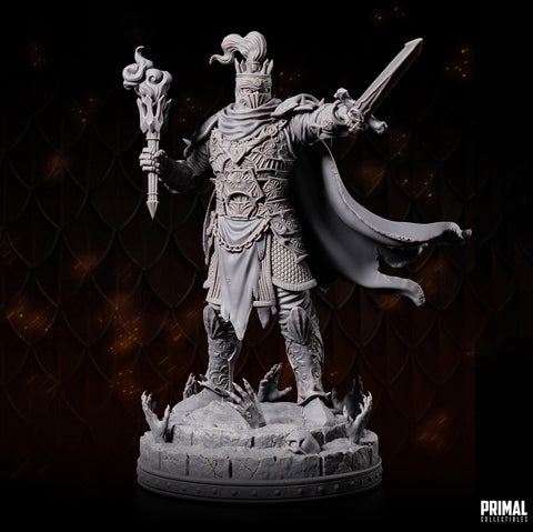 Death Knight, Oathbreaker Paladin Sword PC NPC | 28mm,32mm,54mm, 75mm, 100mm Scales| Dungeons & Dragons| Pathfinder |