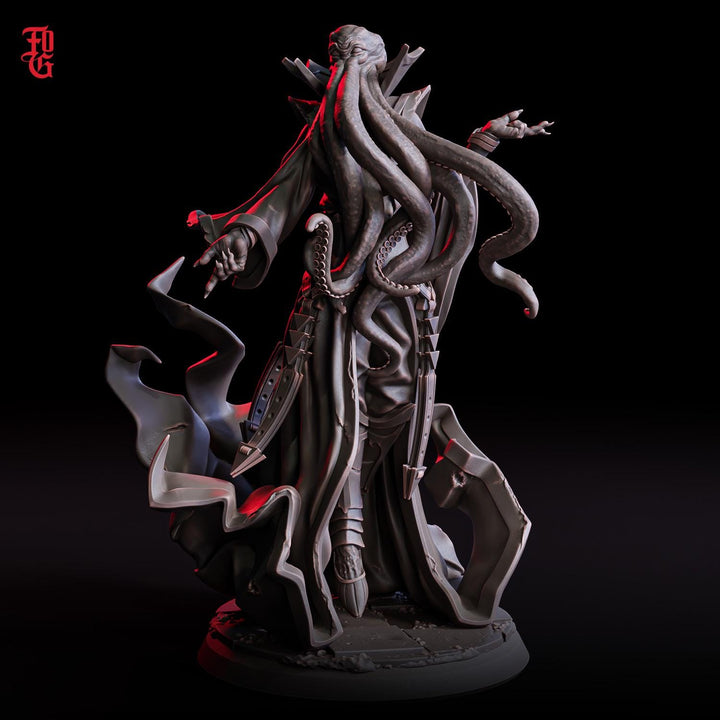 Mind Flayer, Illithid Overseer mini | 28mm,32mm,54mm,75mm,100mm Scales | Dungeons &amp; Dragons | Pathfinder DnD 5e | Mindflayers | Mindflayer