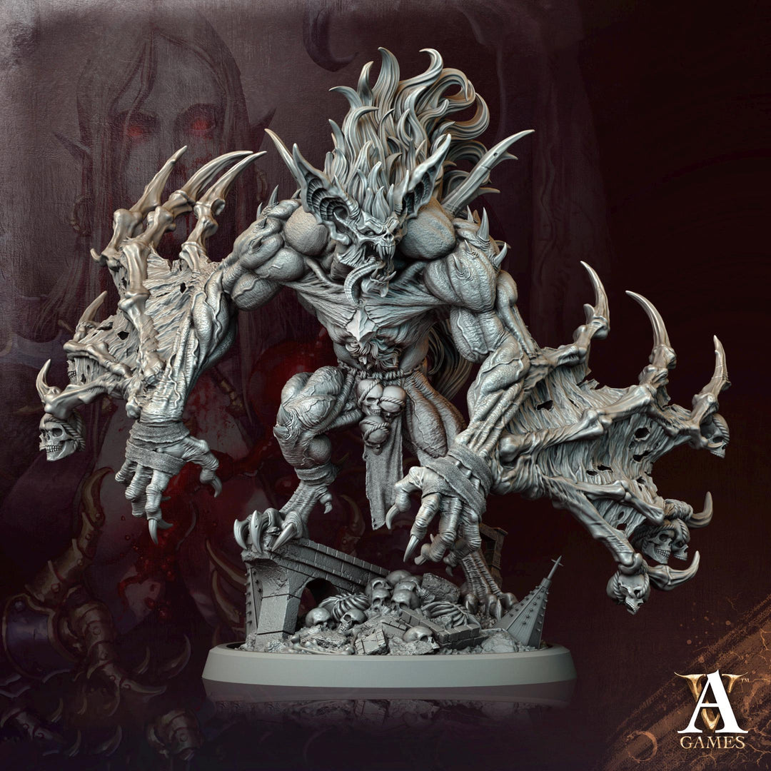 Vampire monstrosity, Demon (4 sizes) | 30mm,40mm,50mm,75mm Bases | Undead Dungeons and Dragons 5e Miniatures | Pathfinder |