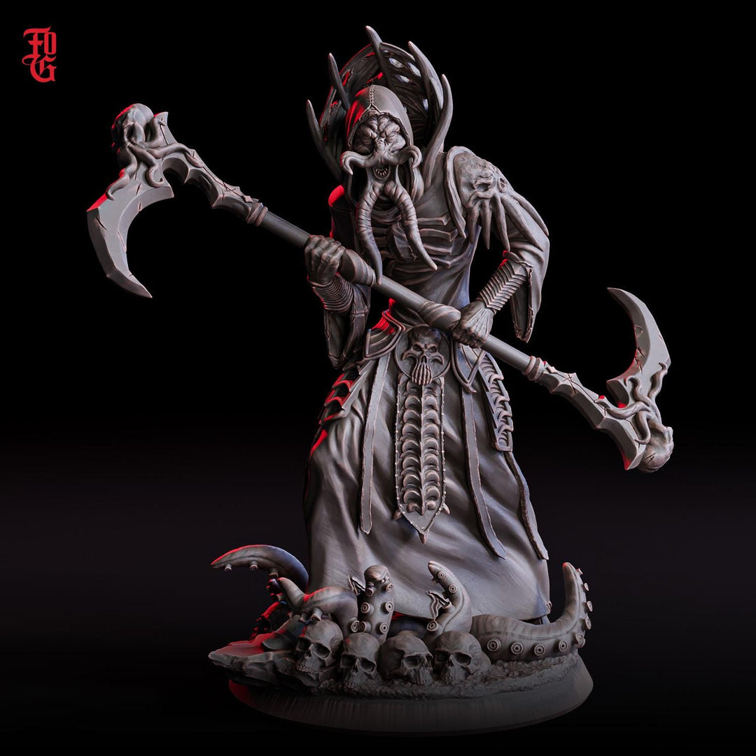 Mind Flayer, Illithid Overseer mini | 28mm,32mm,54mm,75mm,100mm Scales | Dungeons &amp; Dragons | Pathfinder DnD 5e | Mindflayers | Mindflayer