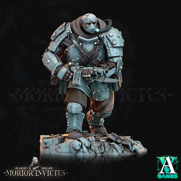 Sci-Fi Miniature Army Veterans | Base sizes: 25mm.32mm,40mm,65mm,80mm (see description) | Resin Mini | Morior Iron Guard | Archvillain Games