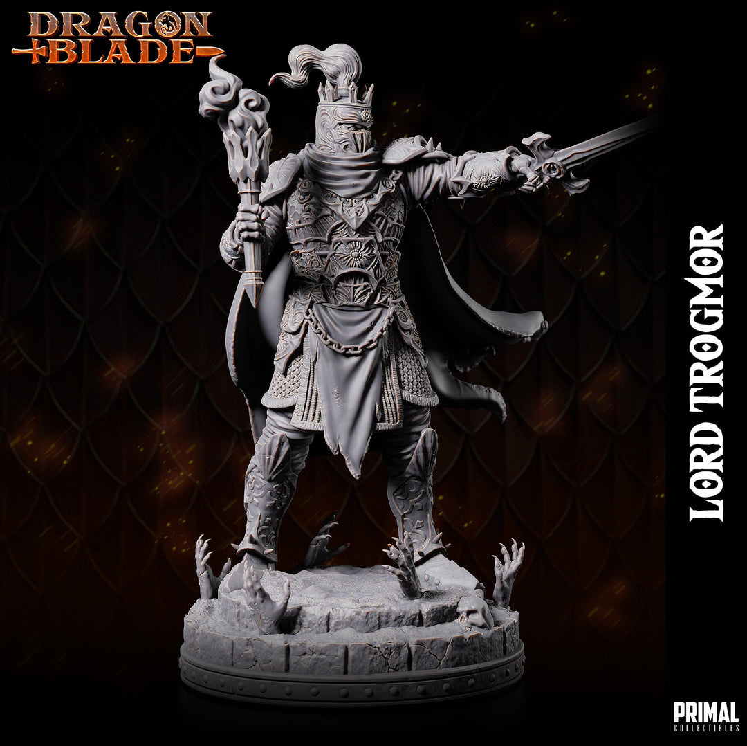 Death Knight, Oathbreaker Paladin Sword PC NPC | 28mm,32mm,54mm, 75mm, 100mm Scales| Dungeons &amp; Dragons| Pathfinder |