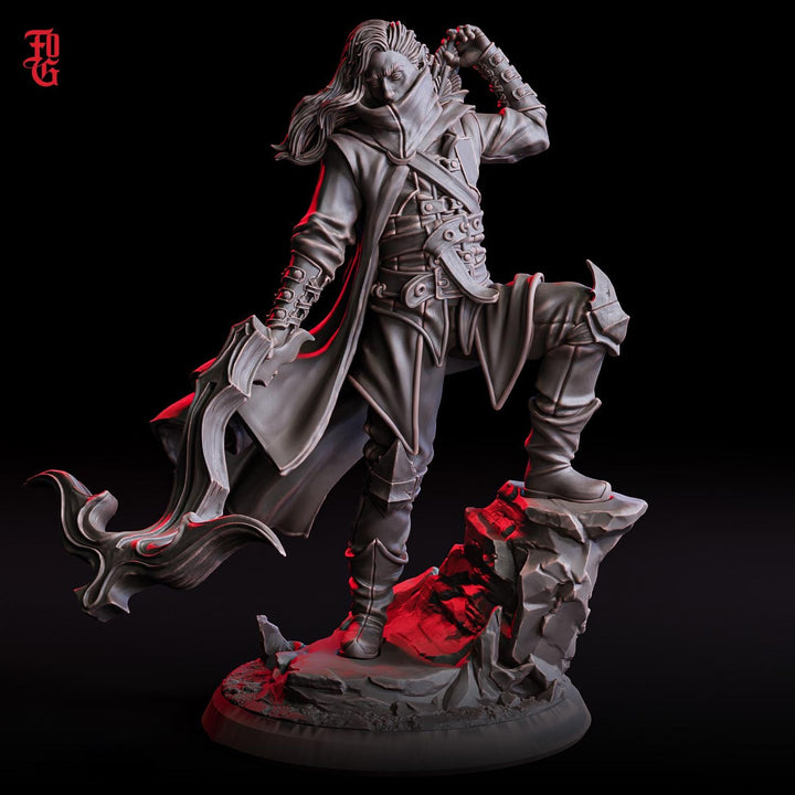 Elven Rogue, Ranger, Fighter Crossbow Expert | 28mm,32mm,54mm,75mm,100mm Scales |Player Character Mini | D&amp;D 5e Pathfinder | Flesh of Gods