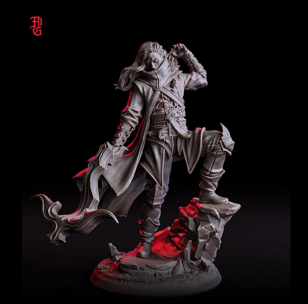 Elven Rogue, Ranger, Fighter Crossbow Expert | 28mm,32mm,54mm,75mm,100mm Scales |Player Character Mini | D&D 5e Pathfinder | Flesh of Gods