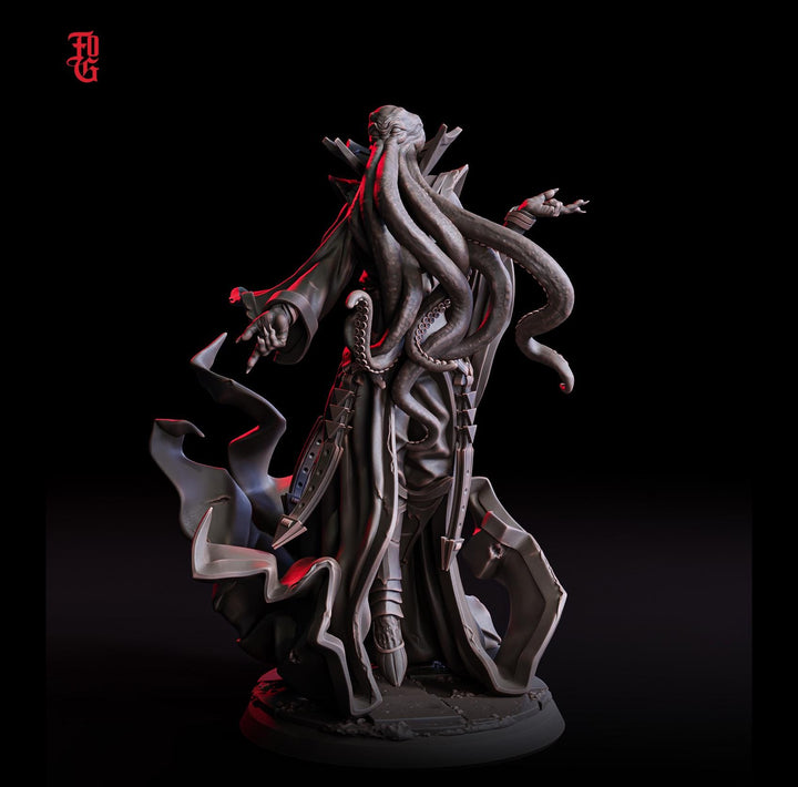 Mind Flayer, Illithid Overseer mini | 28mm,32mm,54mm,75mm,100mm Scales | Dungeons &amp; Dragons | Pathfinder DnD 5e | Mindflayers | Mindflayer