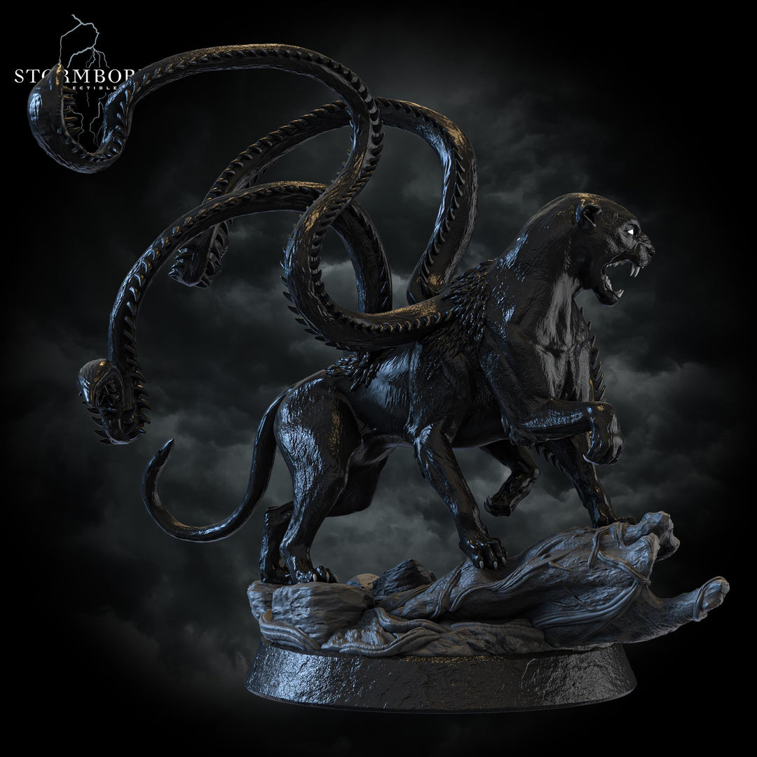 Displacer Beast, Phase Panther | Scales 28mm,32mm,54mm, 75mm | Megaboss | Dungeons and Dragons | Pathfinder |