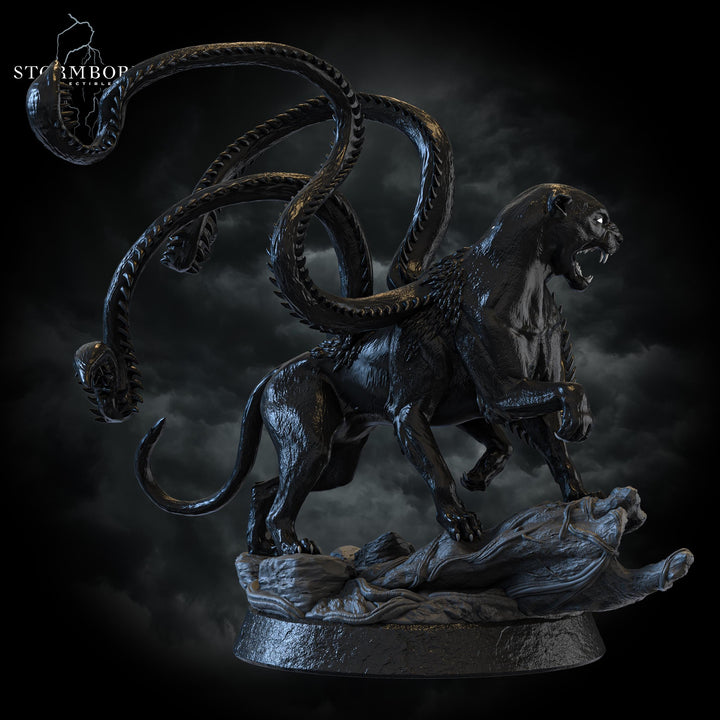Displacer Beast, Phase Panther | Scales 28mm,32mm,54mm, 75mm | Megaboss | Dungeons and Dragons | Pathfinder |