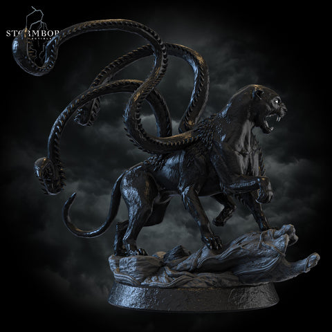 Displacer Beast, Phase Panther | Scales 28mm,32mm,54mm, 75mm | Megaboss | Dungeons and Dragons | Pathfinder |