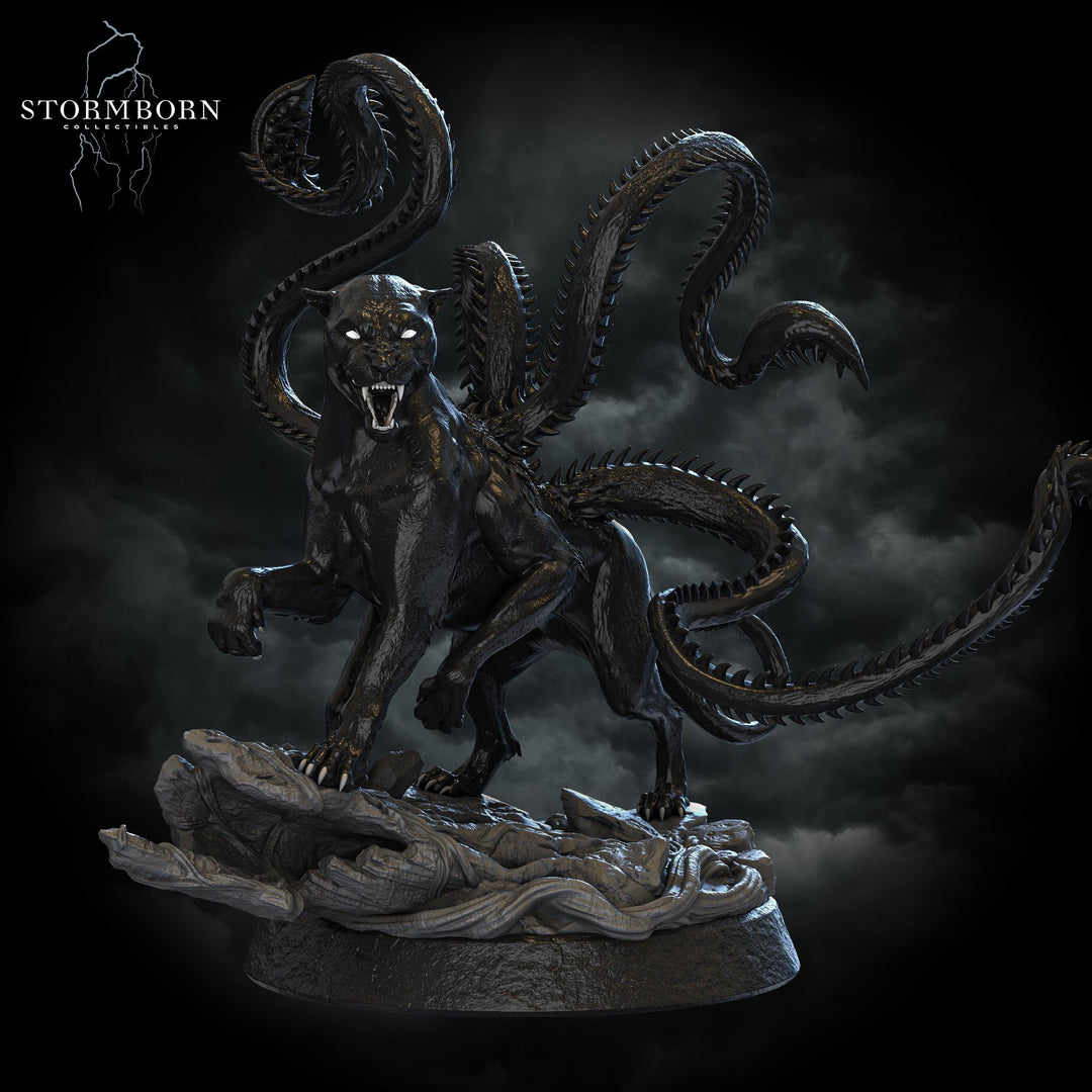 Displacer Beast, Phase Panther | Scales 28mm,32mm,54mm, 75mm | Megaboss | Dungeons and Dragons | Pathfinder |
