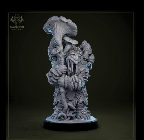 Myconid Sovereign Adult, fungus ones, fungus folk, Unpainted Resin Mini | 28mm,32mm,54mm,75mm,100mm | Dungeons & Dragons | Mammoth Factory
