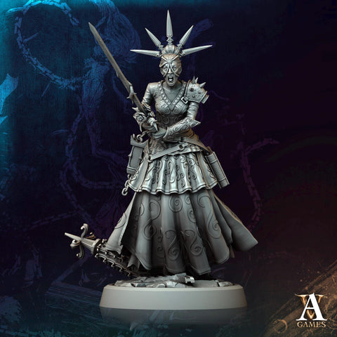 Hag, Witch, Sorcerer, Warlock, Undead, Necromancer | 28mm,32mm,54mm,75mm,100mm Scales| Dungeons and Dragons | Pathfinder | Archvillain Games