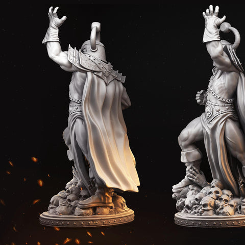 Warlock, Sorcerer, Wizard Undead Lich PC NPC Miniature | 28mm,32mm,54mm,75mm,100mm Scales | Dungeons & Dragons | Pathfinder | Battle Wizard