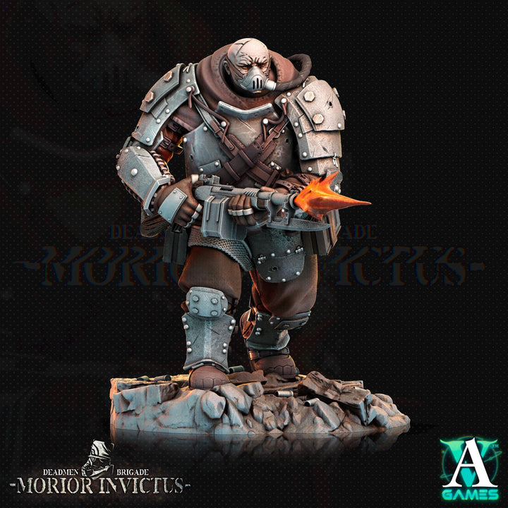Sci-Fi Miniature Army Veterans | Base sizes: 25mm.32mm,40mm,65mm,80mm (see description) | Resin Mini | Morior Iron Guard | Archvillain Games
