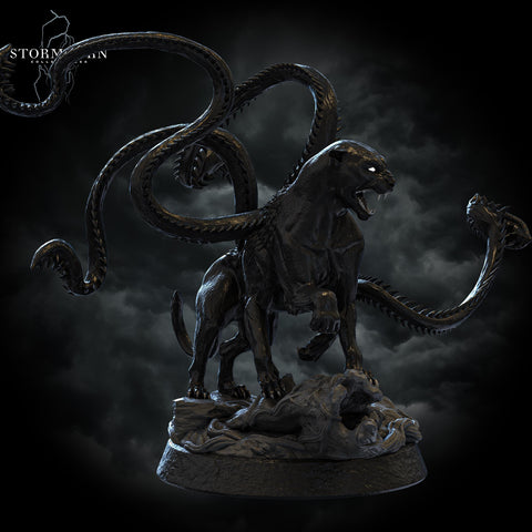 Displacer Beast, Phase Panther | Scales 28mm,32mm,54mm, 75mm | Megaboss | Dungeons and Dragons | Pathfinder |