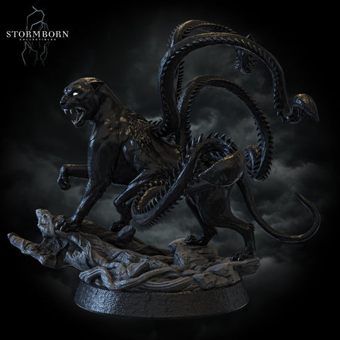 Displacer Beast, Phase Panther | Scales 28mm,32mm,54mm, 75mm | Megaboss | Dungeons and Dragons | Pathfinder |