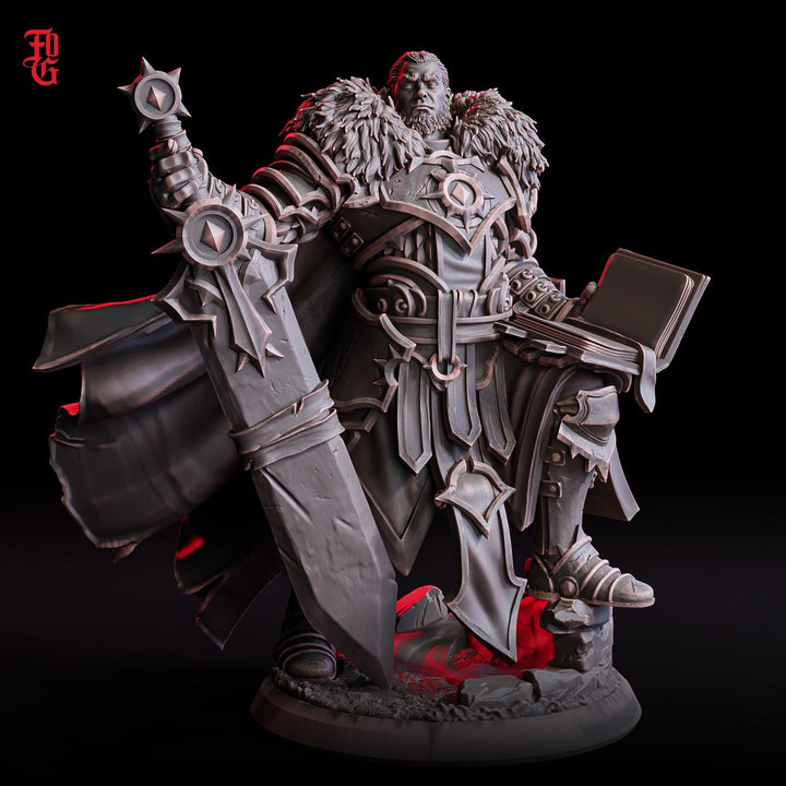 Paladin,Fighter Battlemaster, Ranger PC / NPC | 28mm, 32mm,54mm75mm,100mm Scales | Mini -D&amp;D 5e Pathfinder Figurine | Flesh of Gods