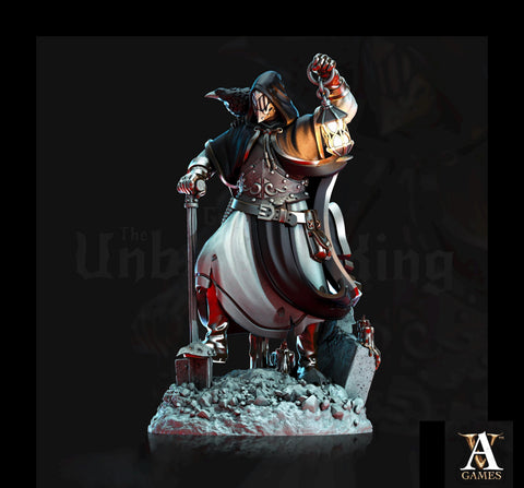 Human Fighter, Eldritch Knight, Hexblade Warlock, Witch Hunter, Monster Slayer Ranger | 28mm,32mm,54mm,75mm,100mm Scale | Figure mini D&D 5e