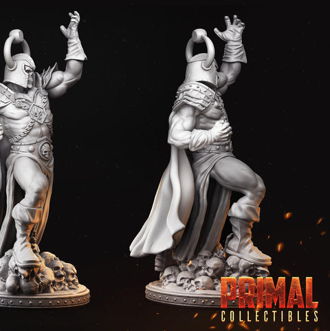 Warlock, Sorcerer, Wizard Undead Lich PC NPC Miniature | 28mm,32mm,54mm,75mm,100mm Scales | Dungeons & Dragons | Pathfinder | Battle Wizard