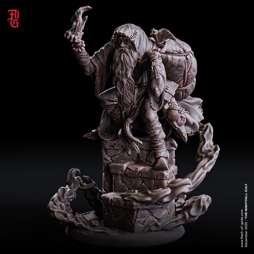 Adventurer Wizard, Warlock, Sorcerer | 28mm | 32mm /54mm | 75mm /100mm Scale - Player Character Mini - D&amp;D 5e - Pathfinder Figurine FOG