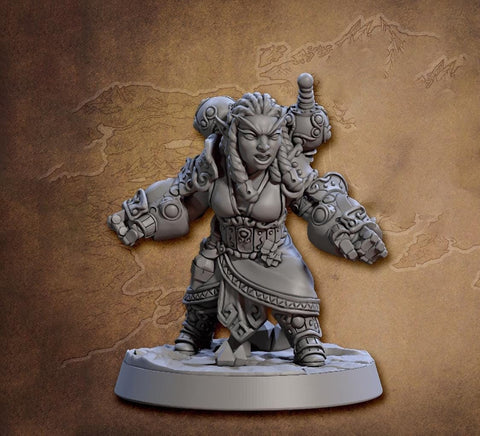 Halfling Gnome Artificer PC NPC DnD 5e | Resin Miniature | Dungeons & Dragons | 28mm,32mm.54mm,75mm Scales | Pathfinder |Artisan Guild