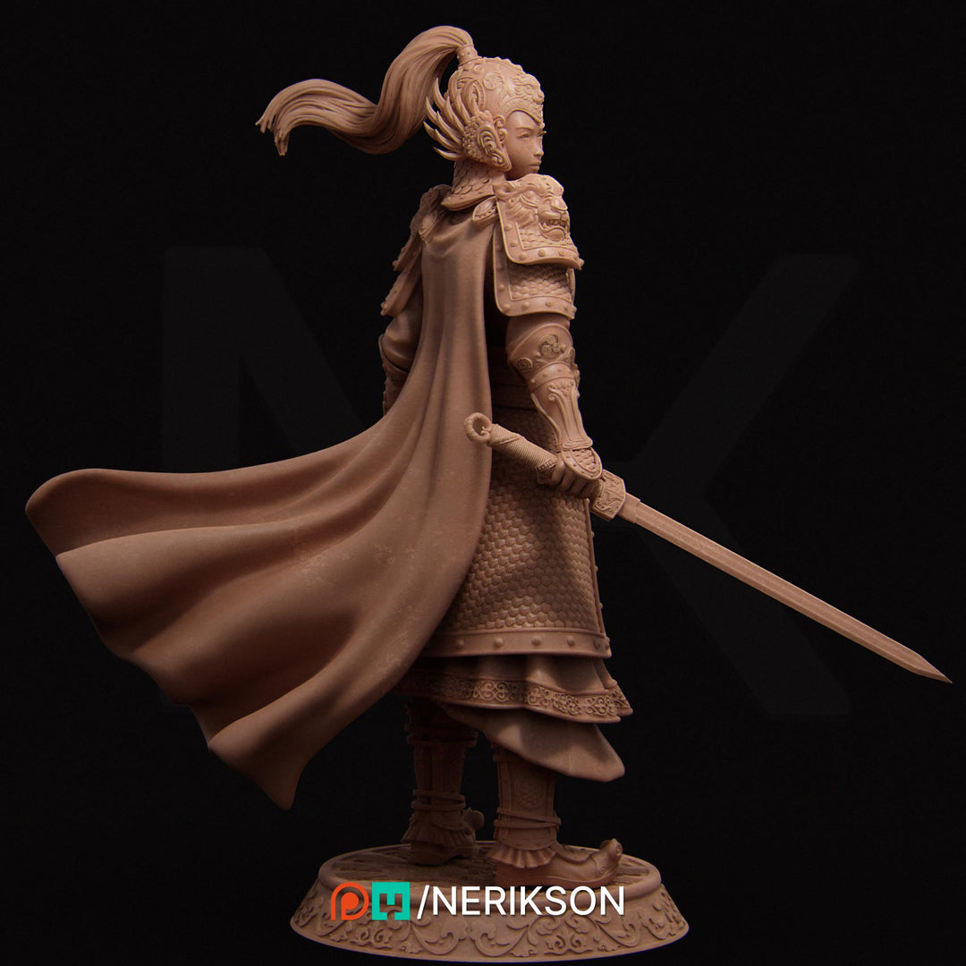 Human Female Fighter Battlemaster,Paladin, also Helmet PC / NPC Unpainted D&amp;D 5e | 28mm,32mm,54mm,75mm,100mm,140mm | Pathfinder|NERIKSON