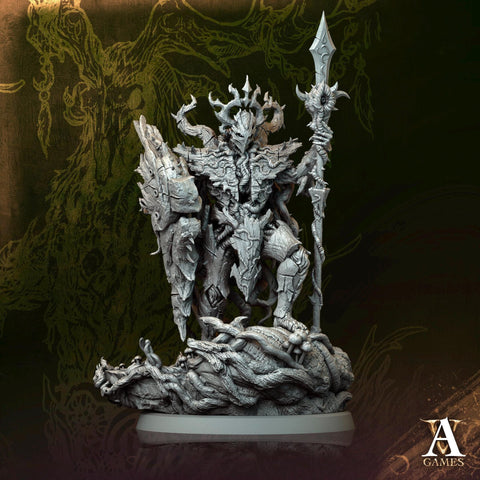Sylvan Fey Forest Guard (5 sizes) Unpainted Miniature | 28mm,32mm, 54mm,75mm,100 Scales | Dungeons & Dragons |Pathfinder | Archvillain games