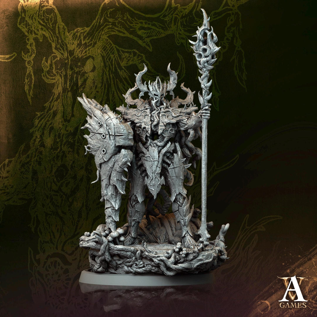 Sylvan Fey Forest Guard (5 sizes) Unpainted Miniature | 28mm,32mm, 54mm,75mm,100 Scales | Dungeons & Dragons |Pathfinder | Archvillain games