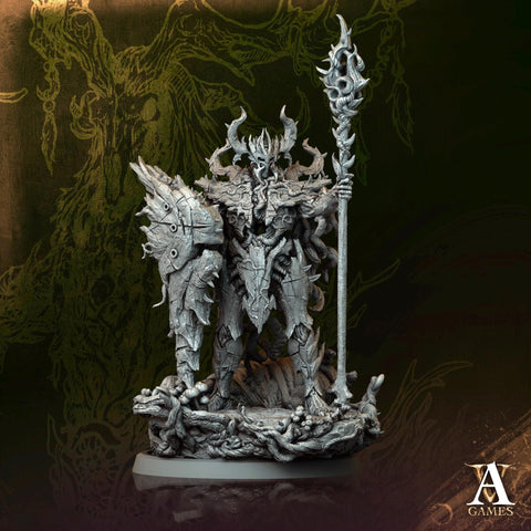 Sylvan Fey Forest Guard (5 sizes) Unpainted Miniature | 28mm,32mm, 54mm,75mm,100 Scales | Dungeons & Dragons |Pathfinder | Archvillain games