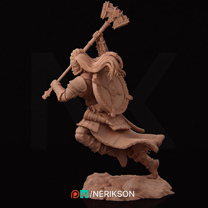 Female Fighter, Ranger, Cleric also w/ Helm PC/ NPC DnD, Unpainted | 28mm,32mm,54mm,75mm,100mm,140mm |Dungeons &amp; Dragons Pathfinder|NERIKSON