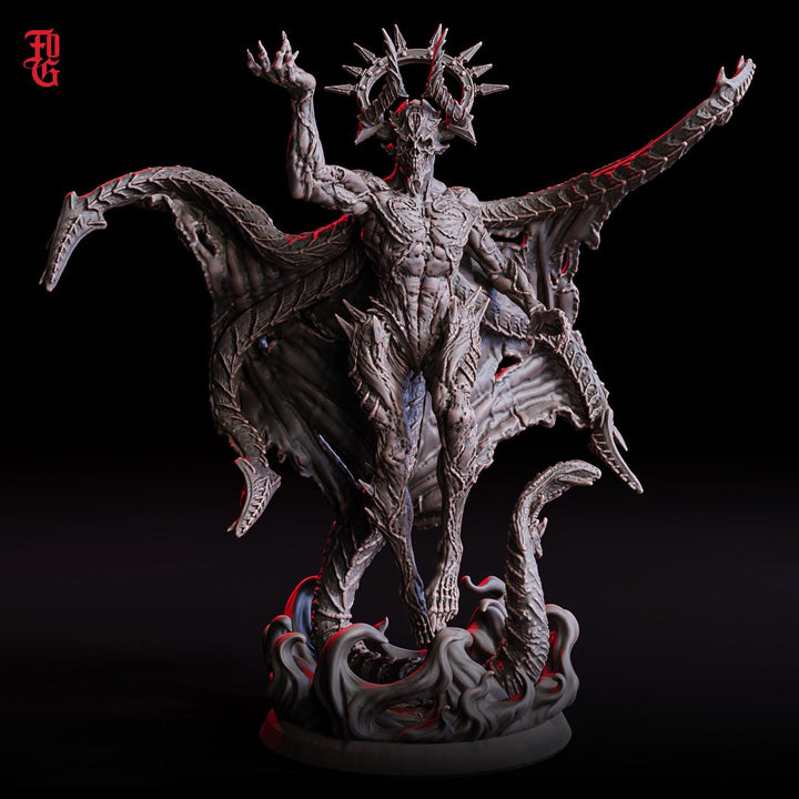 Demon, Devil, Lich, Fiend, Undead | 28mm,32mm,54mm,75mm,100mm Scale Resin Miniature | Dungeons and Dragons D&amp;D 5e Pathfinder | Flesh of Gods