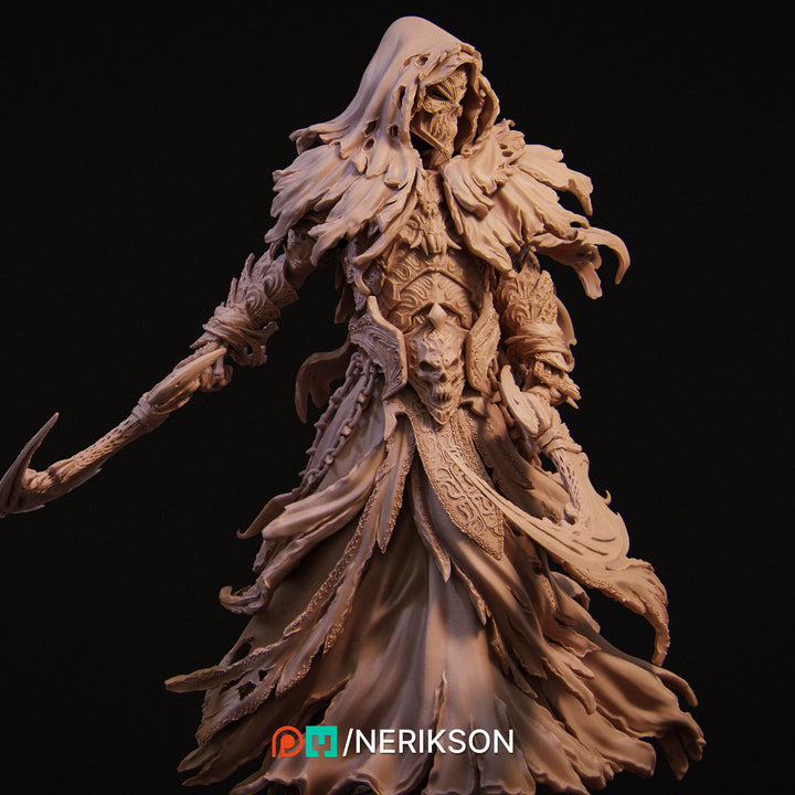 Wraith Incorporeal Undead Lich Monster Unpainted Miniature | 28mm, 32mm, 54mm,75mm, 100mm Scales | Dungeons &amp; Dragons Pathfinder | NERIKSON