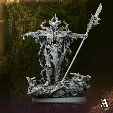 Sylvan Fey Forest Guard (5 sizes) Unpainted Miniature | 28mm,32mm, 54mm,75mm,100 Scales | Dungeons & Dragons |Pathfinder | Archvillain games