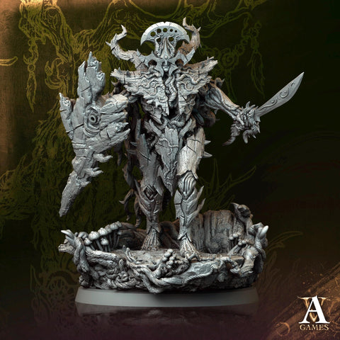 Sylvan Fey Forest Guard (5 sizes) Unpainted Miniature | 28mm,32mm, 54mm,75mm,100 Scales | Dungeons & Dragons |Pathfinder | Archvillain games