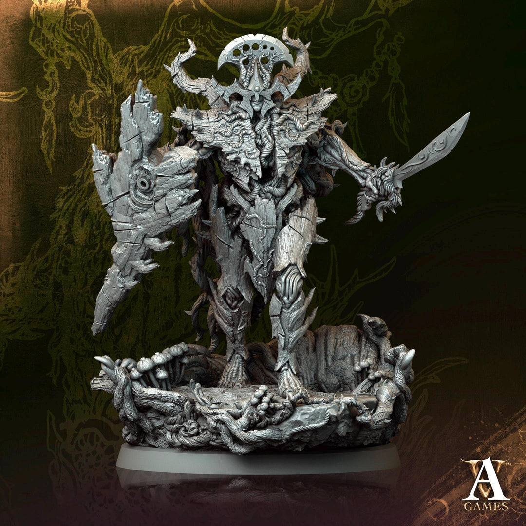 Sylvan Fey Forest Guard (5 sizes) Unpainted Miniature | 28mm,32mm, 54mm,75mm,100 Scales | Dungeons &amp; Dragons |Pathfinder | Archvillain games