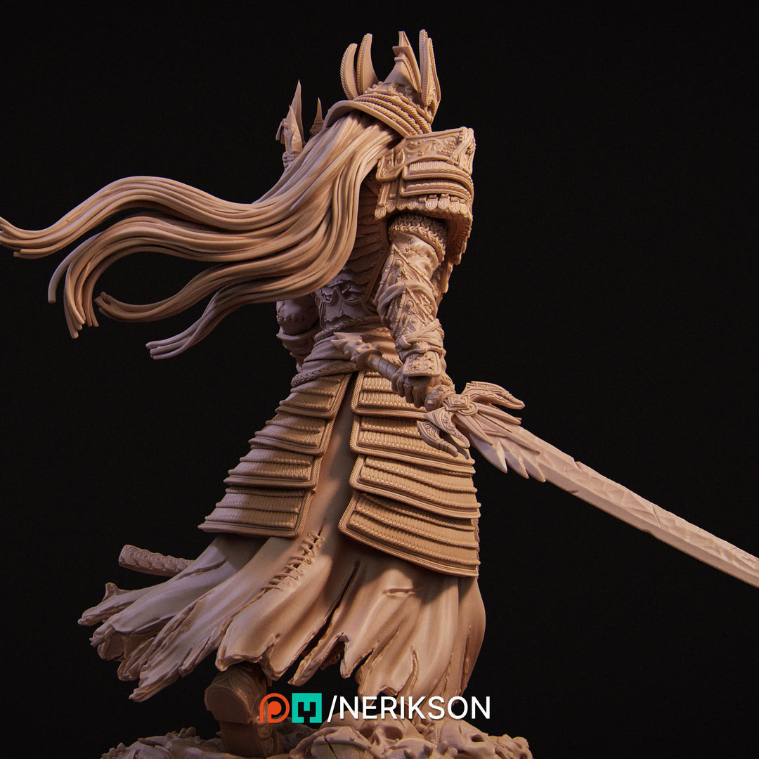 Death Knight Undead Lich Monster Unpainted Miniature | 28mm, 32mm, 54mm,75mm, 100mm Scales | Dungeons &amp; Dragons Pathfinder | NERIKSON