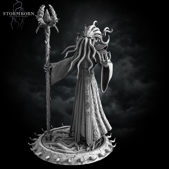 Mind Flayer, Illithid Overseer mini | 28mm,32mm,54mm,75mm,100mm Scales | Dungeons &amp; Dragons | Pathfinder DnD 5e | Mindflayers | Mindflayer