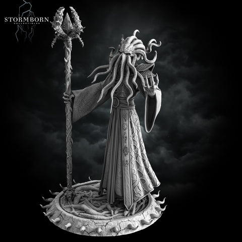 Mind Flayer, Illithid Overseer mini | 28mm,32mm,54mm,75mm,100mm Scales | Dungeons & Dragons | Pathfinder DnD 5e | Mindflayers | Mindflayer