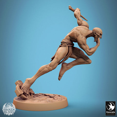 Ghoul Ghasts Undead Monster | Unpainted miniature DnD | 28mm, 32mm, 54mm, 75mm,100mm | Pathfinder | Rescale Miniatures