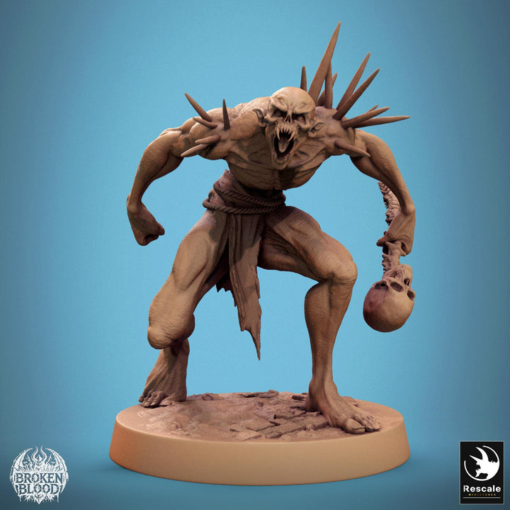 Ghoul Ghasts Undead Monster | Unpainted miniature DnD | 28mm, 32mm, 54mm, 75mm,100mm | Pathfinder | Rescale Miniatures