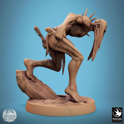 Ghoul Ghasts Undead Monster | Unpainted miniature DnD | 28mm, 32mm, 54mm, 75mm,100mm | Pathfinder | Rescale Miniatures