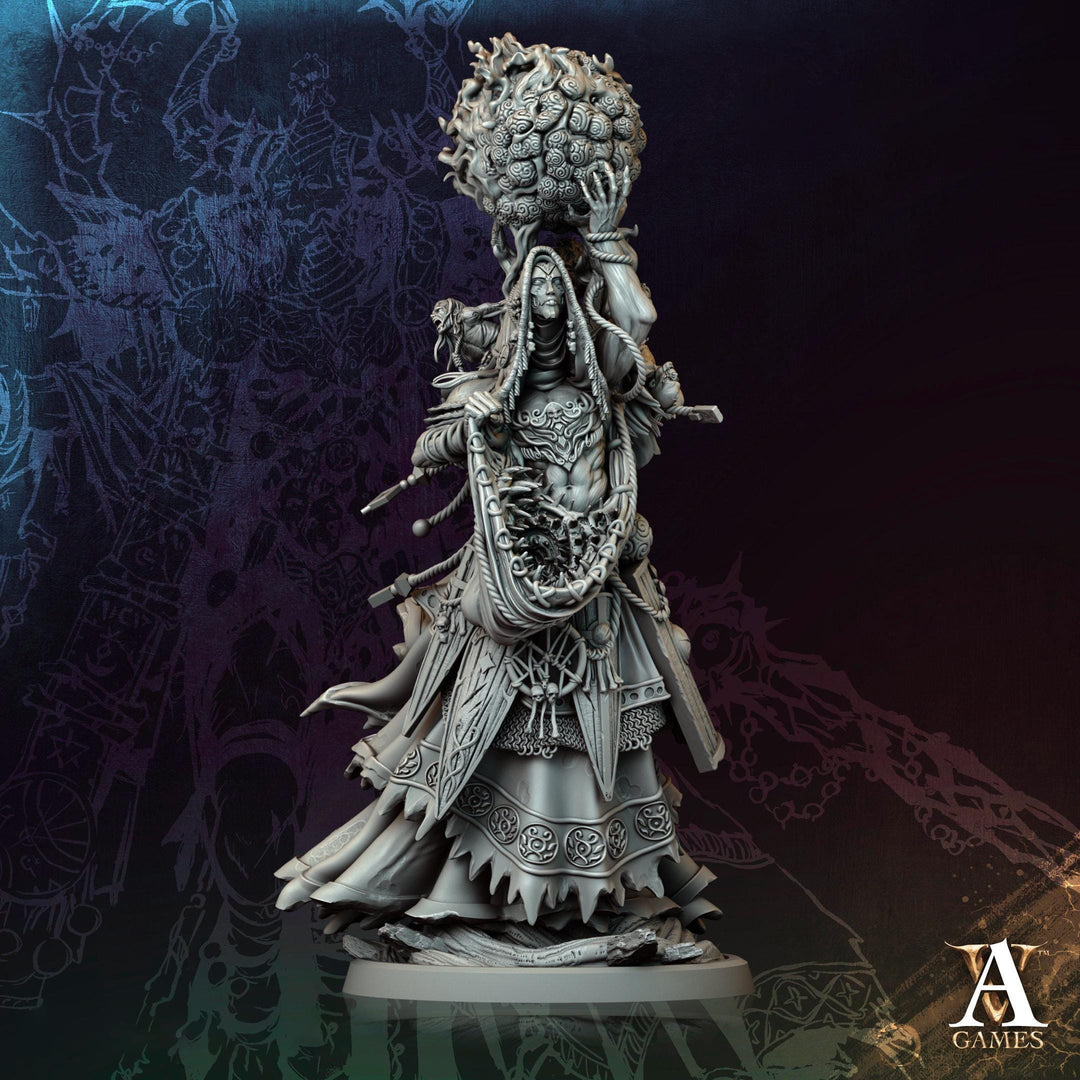 Hag, Fiendish Witch, Undead Banshee, Demon Fiend | Unpainted Miniature 28mm, 32mm,54mm,75mm,100mm Scales | Dungeons &amp; Dragons | Pathfinder |