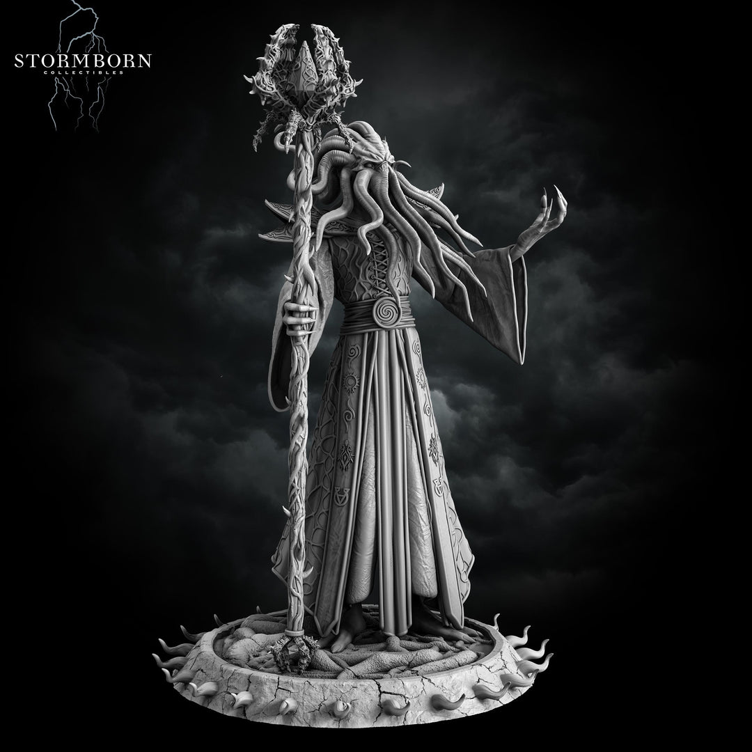 Mind Flayer, Illithid Overseer mini | 28mm,32mm,54mm,75mm,100mm Scales | Dungeons &amp; Dragons | Pathfinder DnD 5e | Mindflayers | Mindflayer
